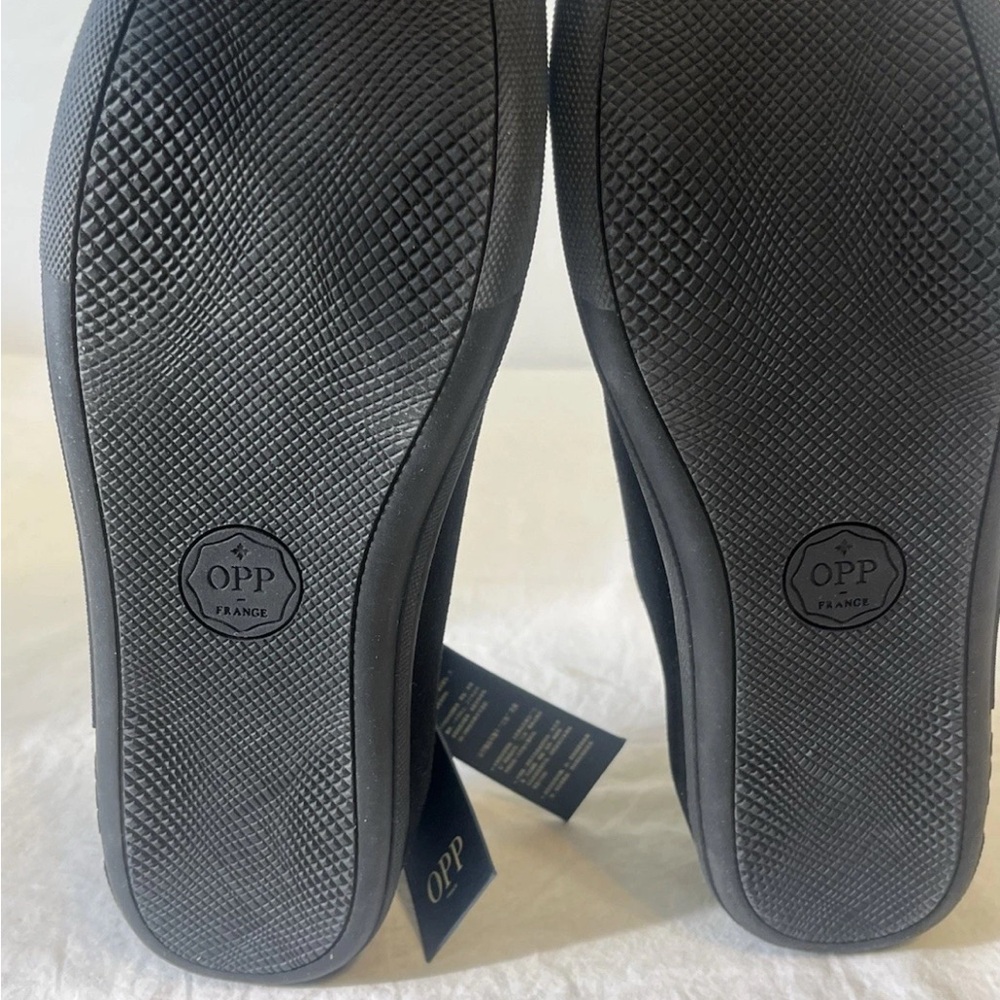 OPP France Genuine Cowhide Leather Luxury Sneakers, 9.5 - Picture 5 of 6